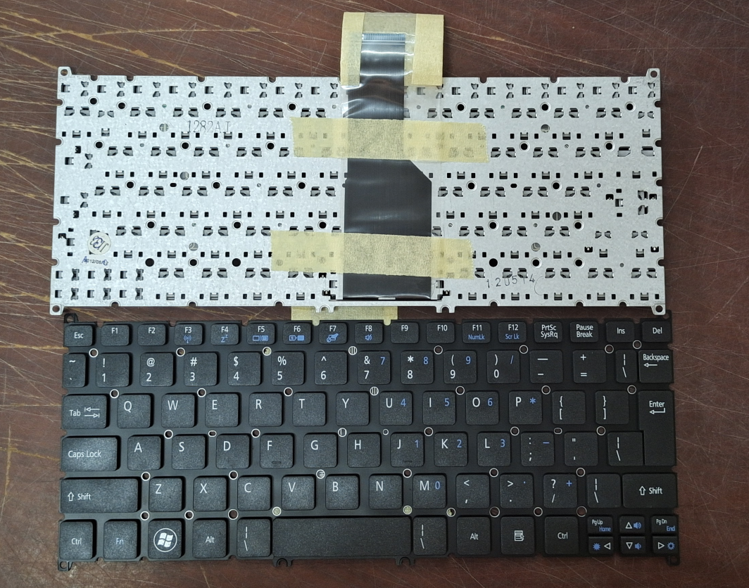 Picture of New Replacement Laptop Keyboard For ACER S3/725/V5-121/V5-171/V5-131 Japanese version BLACK (OEM) UI Layout